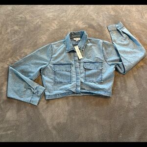 Indulge in Blue Woman’s Long Sleeve Blouse Size L